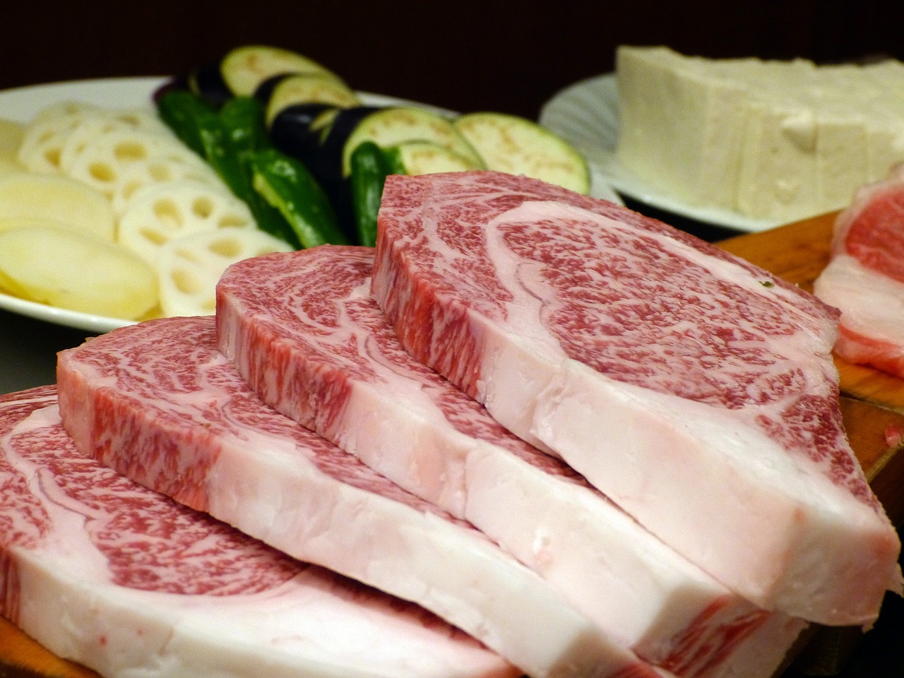 meat, beef, kobe beef